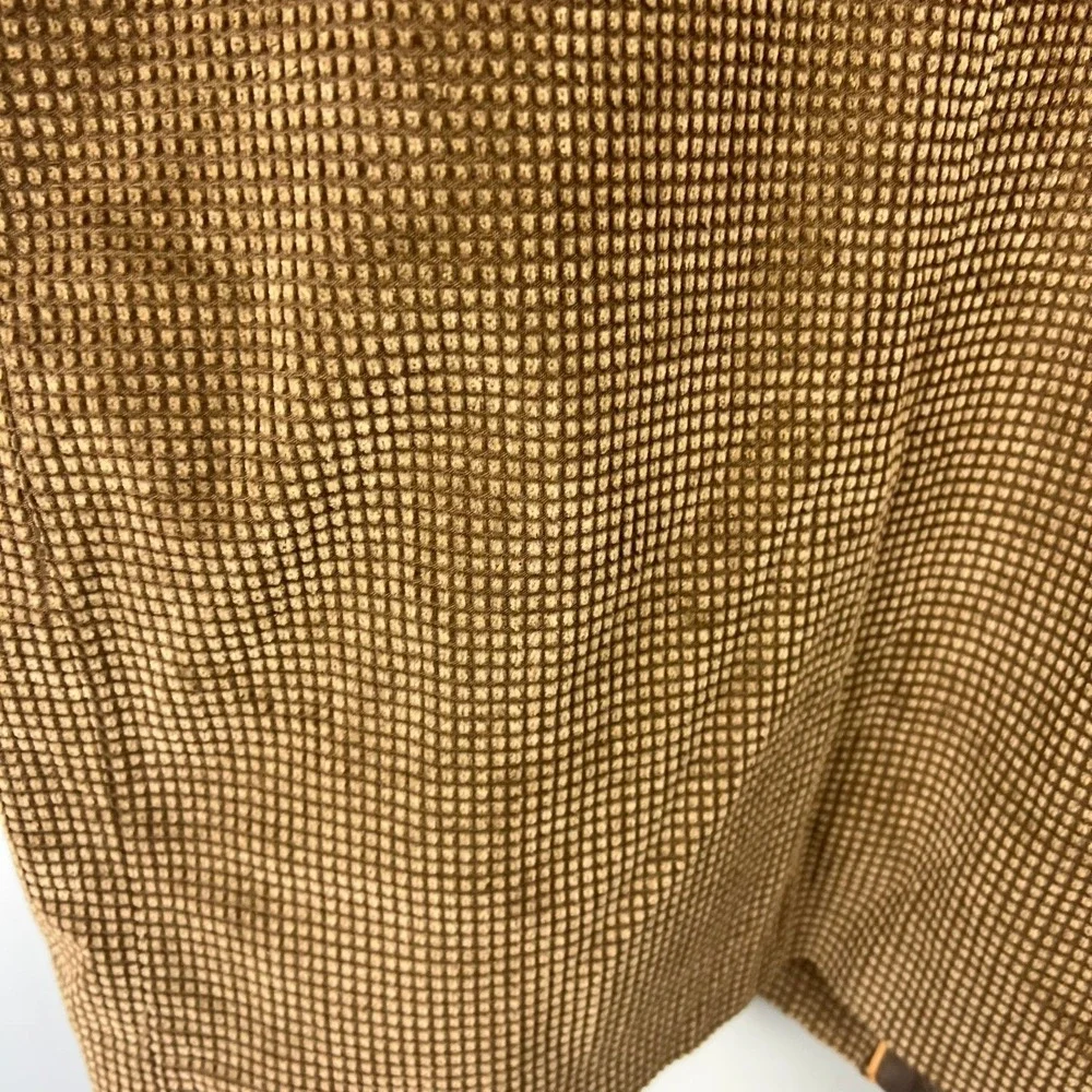 New Members Only Mens Brown Waffle Textured‎ Corduroy Blazer Jacket sz 48 Preppy